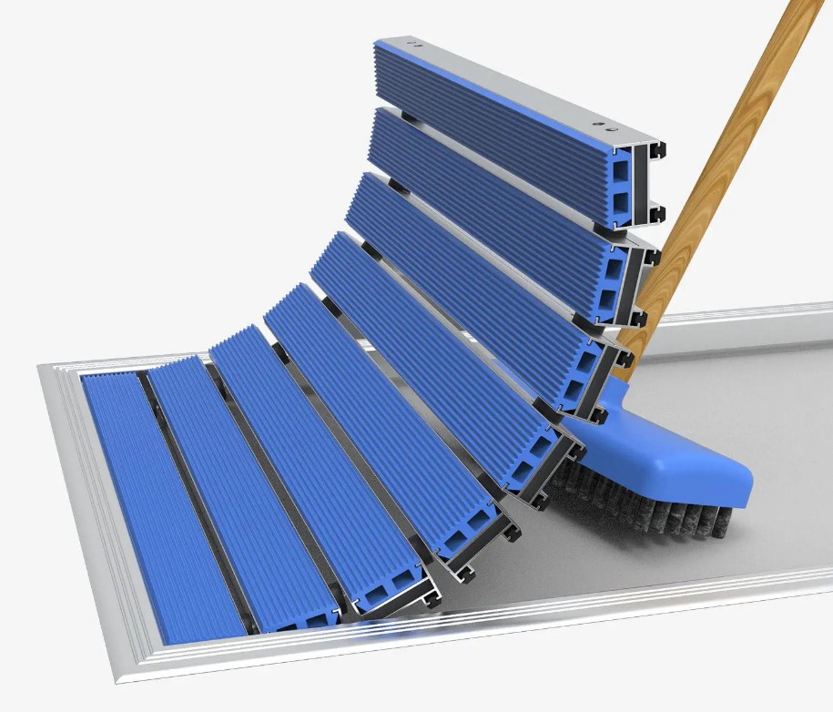 Aluminum alloy floor mat