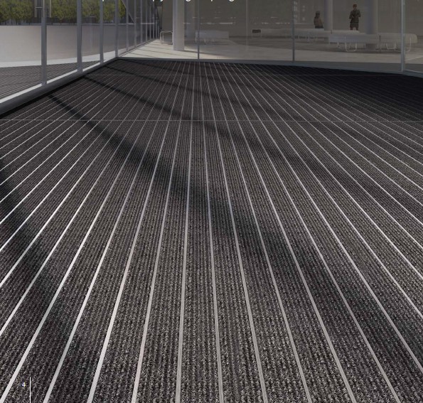 Aluminum alloy floor mat