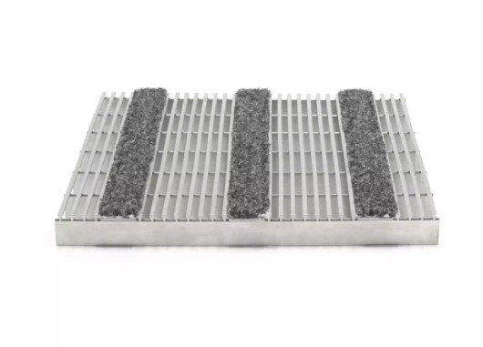 Stainless steel floor mats