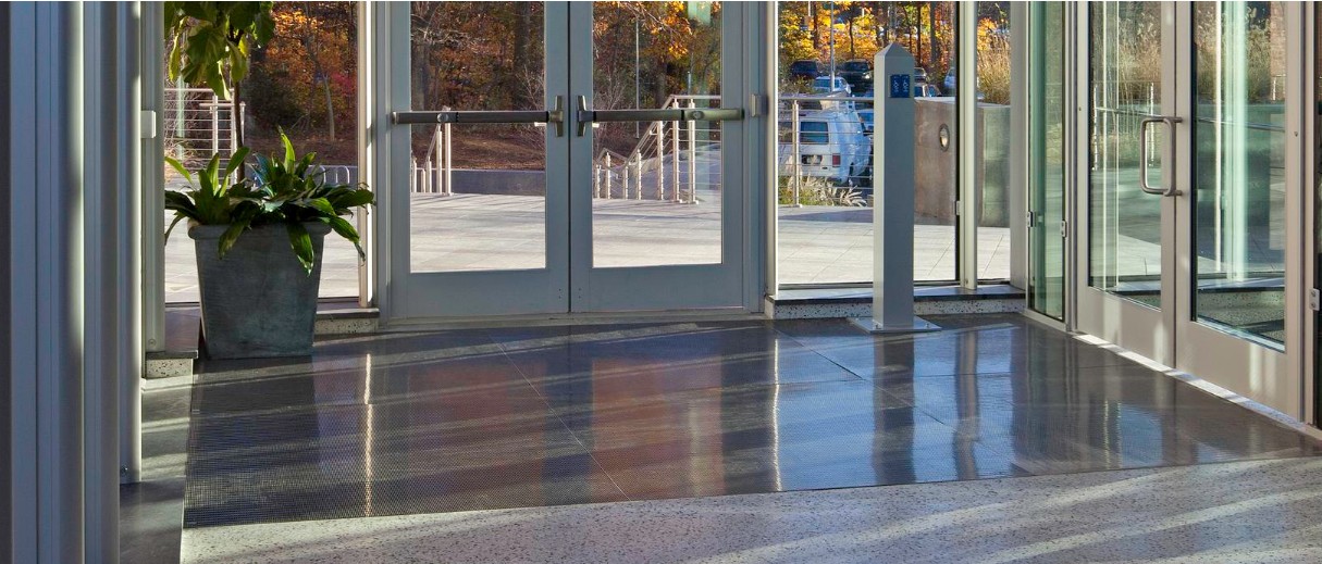 Stainless steel floor mats