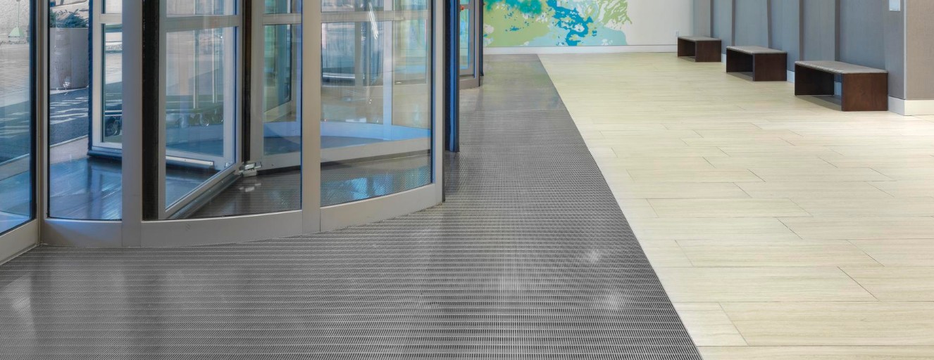 Stainless steel floor mats